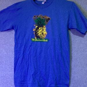 Alstyle Blue Pineapple Graphic Tee
